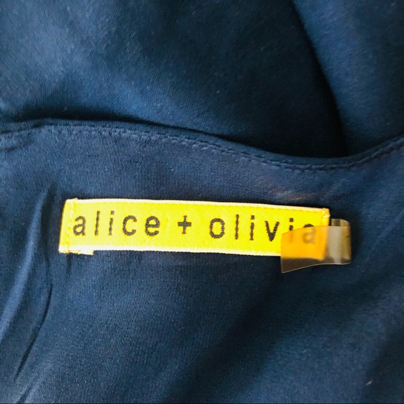 Alice + Olivia Silk cold shoulder minidresss M - Picture 3 of 13